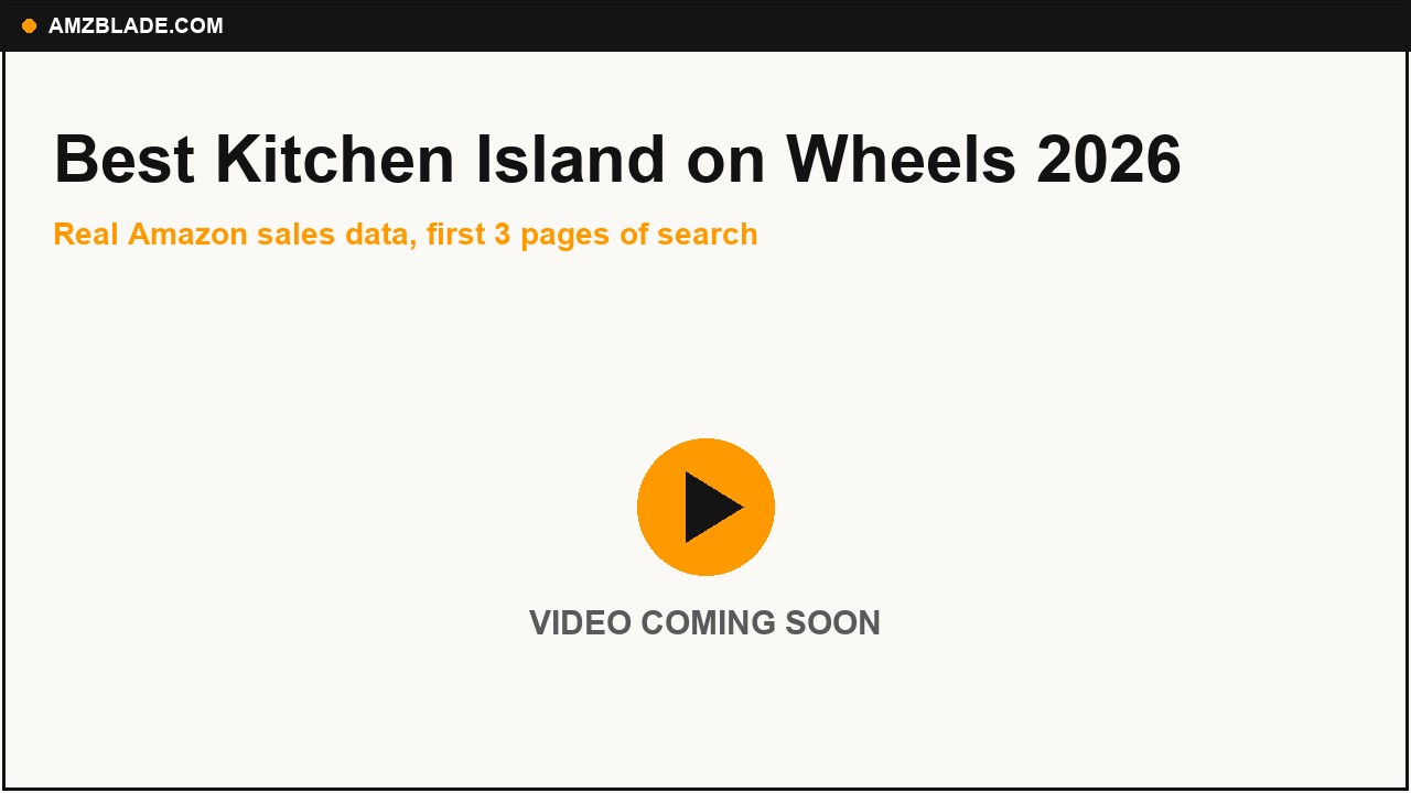 Kitchen island video breakdown — coming soon
