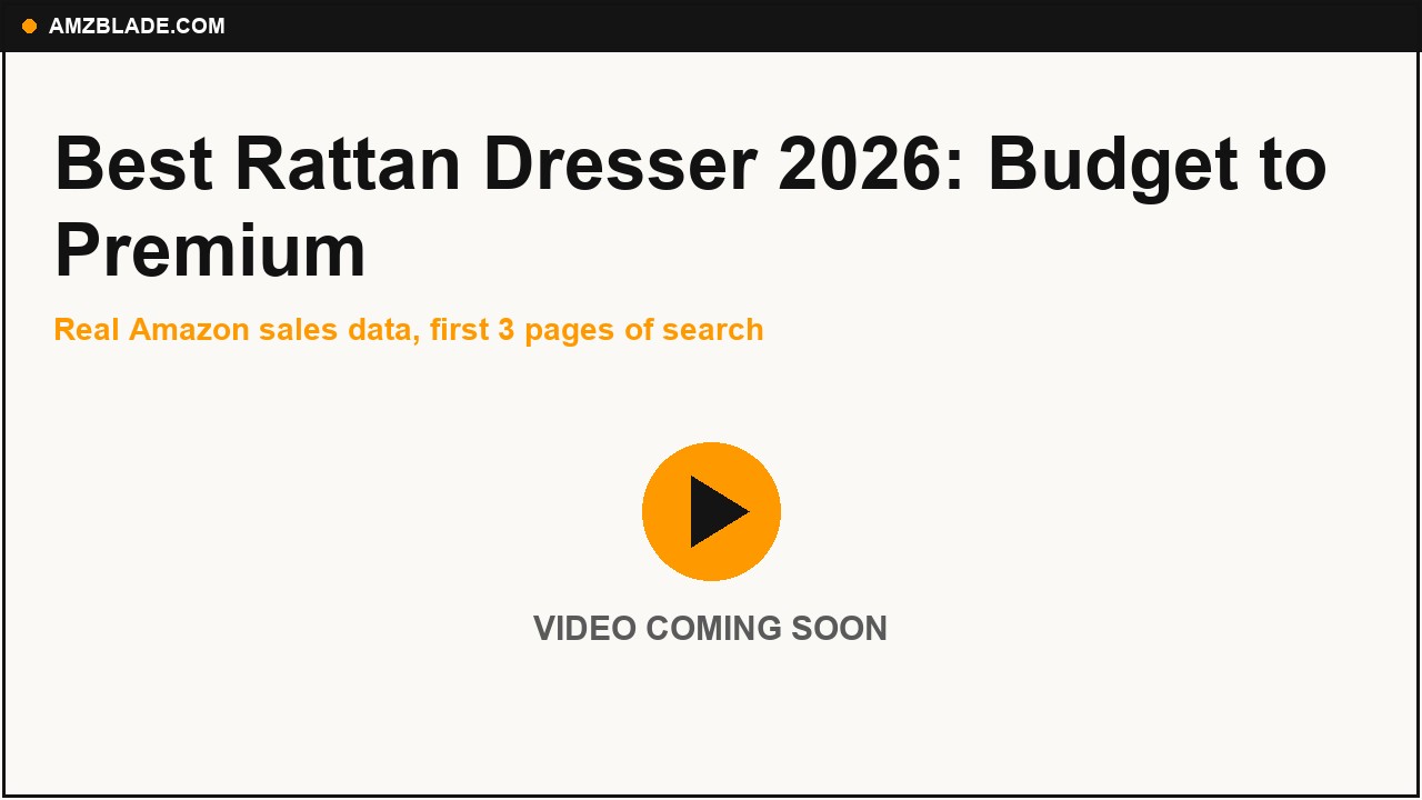 Rattan dresser video breakdown — coming soon